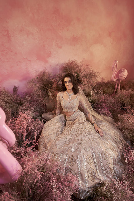 Sanjh Lehenga Set
