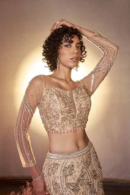 Leaf Lehenga Set