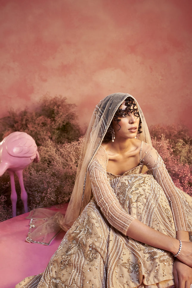 Leaf Lehenga Set