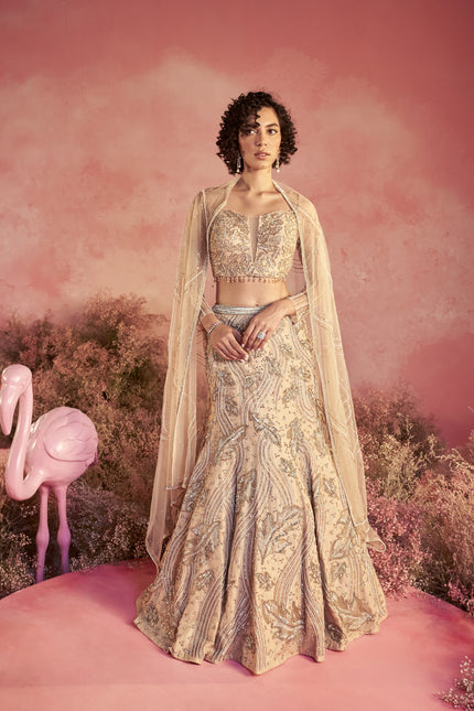 Leaf Lehenga Set