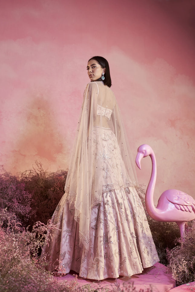 Flamingo Lehenga Set
