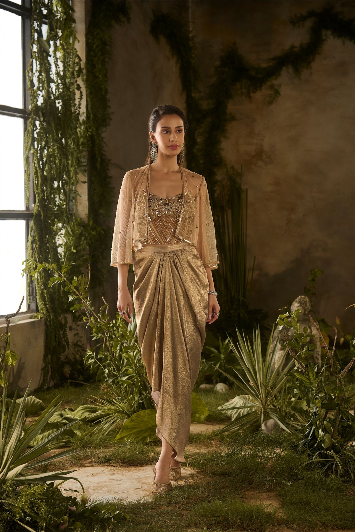 MIRAGE DRAPE SKIRT SET