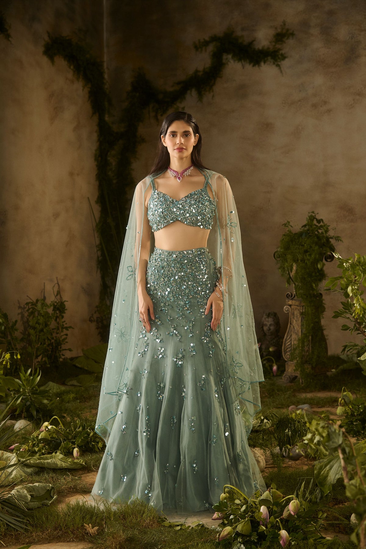 SECRET GARDEN LEHENGA SET