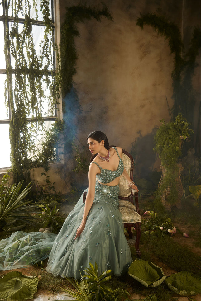 SECRET GARDEN LEHENGA SET