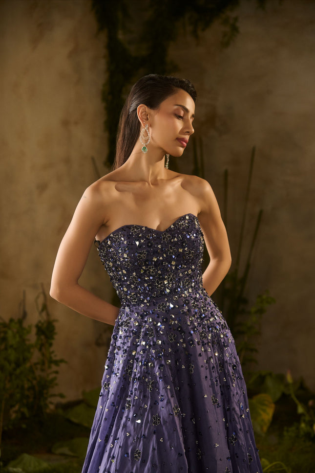 ETHERIAL AZUL GOWN