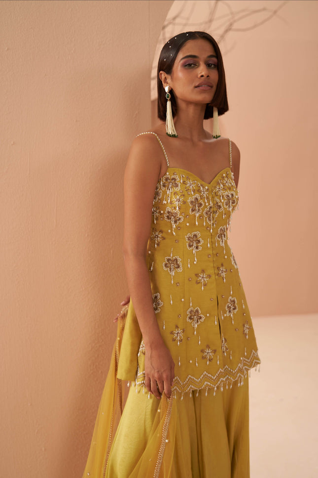 blaze pearl sharara set