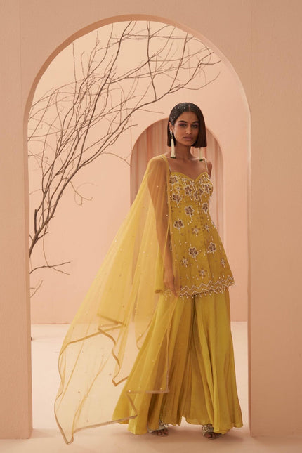 blaze pearl sharara set