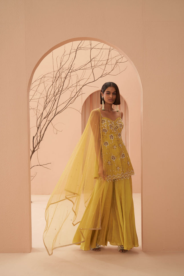 blaze pearl sharara set