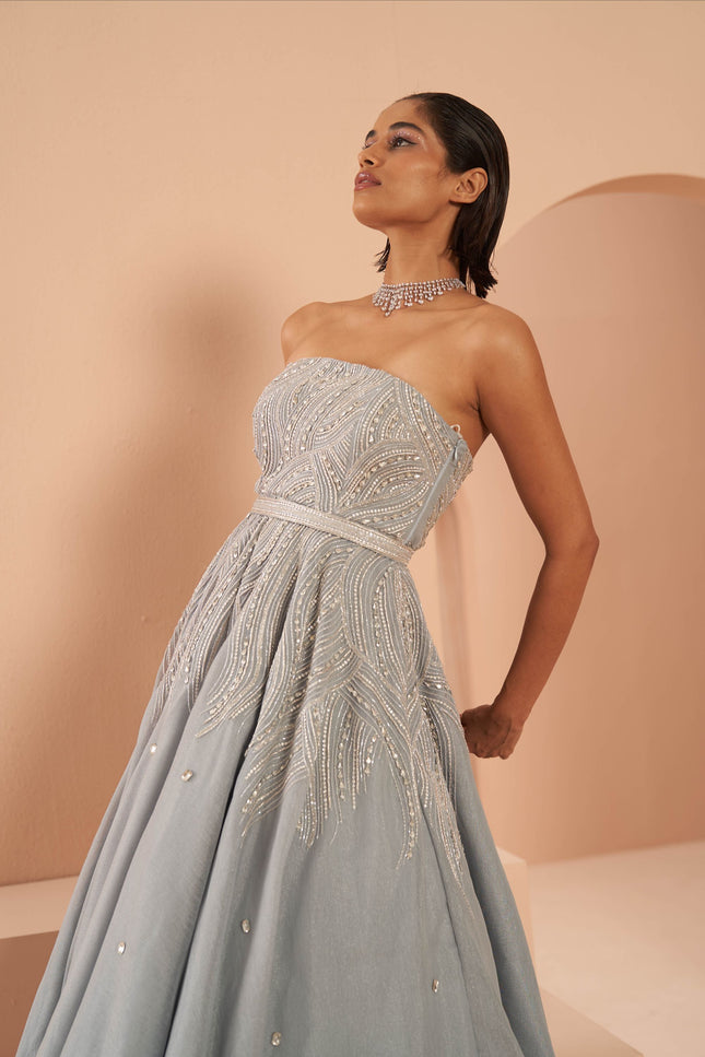 frozen crystal gown