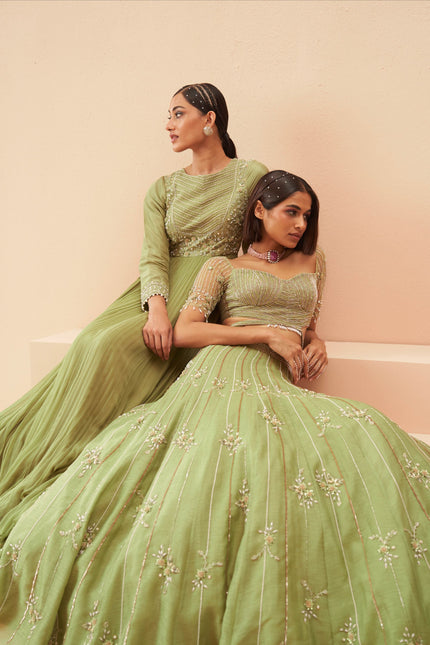 jade lehenga