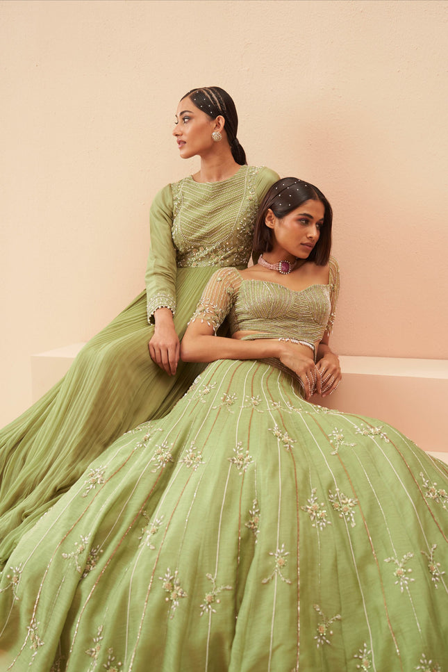jade lehenga