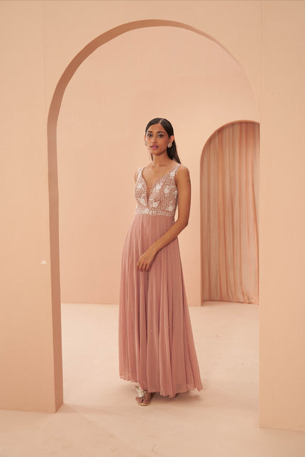 salmon jumpsuit