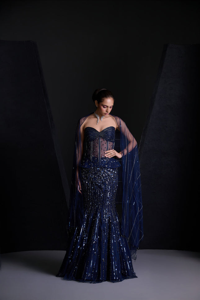 NOIR LEHENGA SET