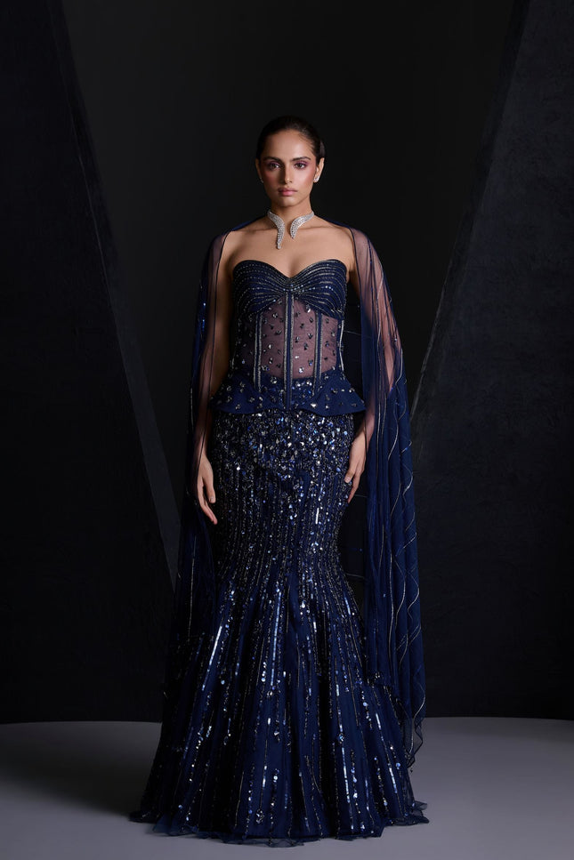 NOIR LEHENGA SET