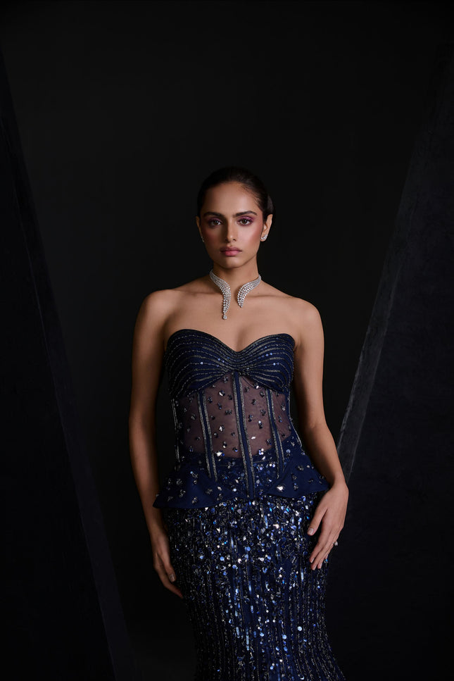 NOIR LEHENGA SET