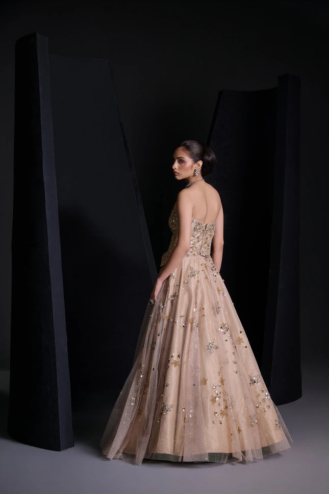 GOLDEN DREAM LEHENGA SET