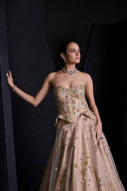 GOLDEN DREAM LEHENGA SET