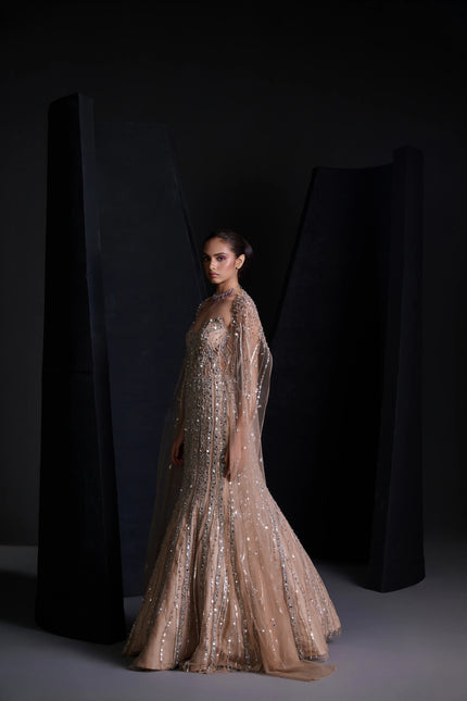 NUDE ILLUSION GOWN