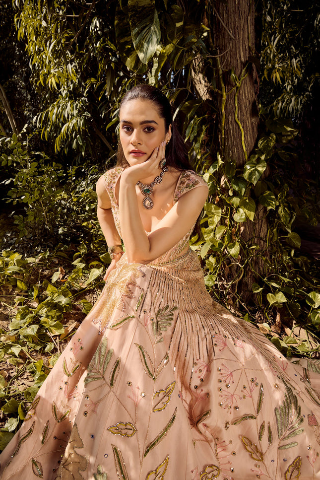 Misty Forest Lehenga Set