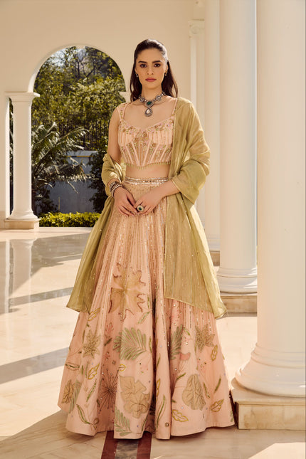 Misty Forest Lehenga Set