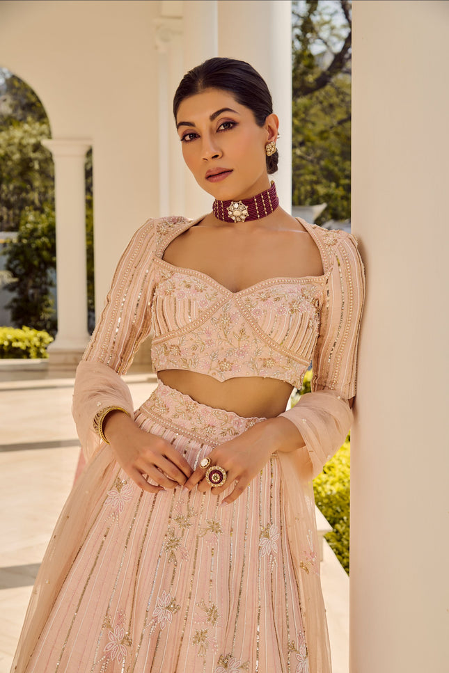 Misty Haze Lehenga Set