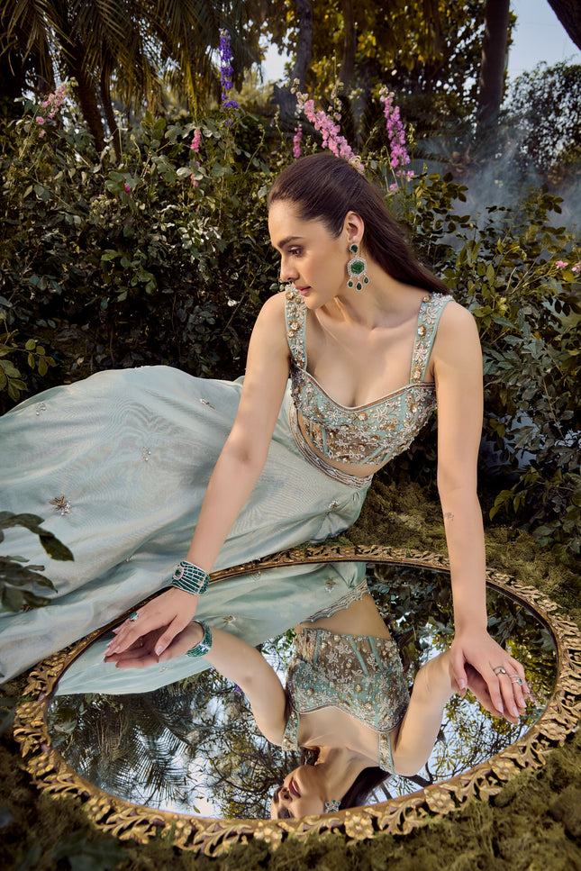 Soft Haze Lehenga Set