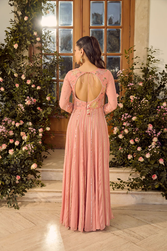 Fairy Pink Anarkali Set