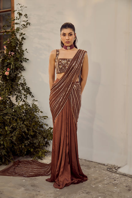 Dusk Saree Set