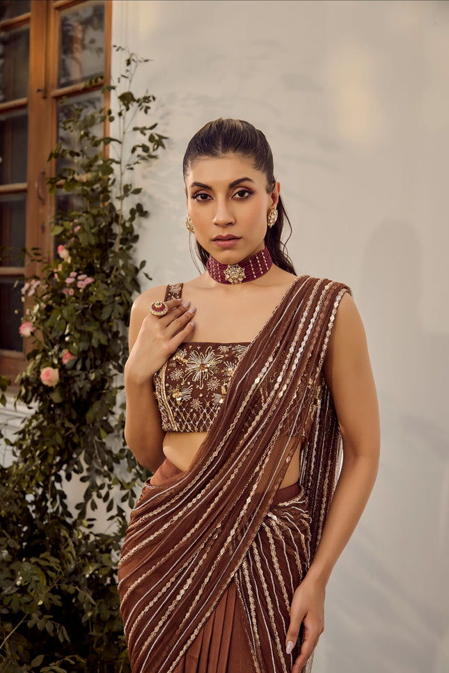 Dusk Saree Set