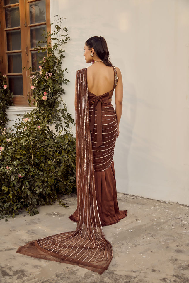 Dusk Saree Set