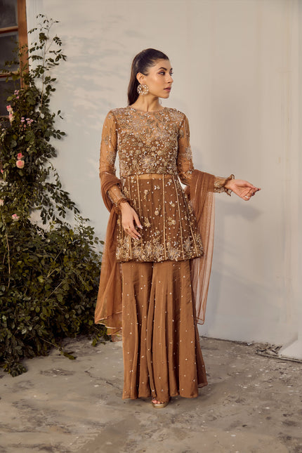 MOCHA MOUSSE SHARARA SET