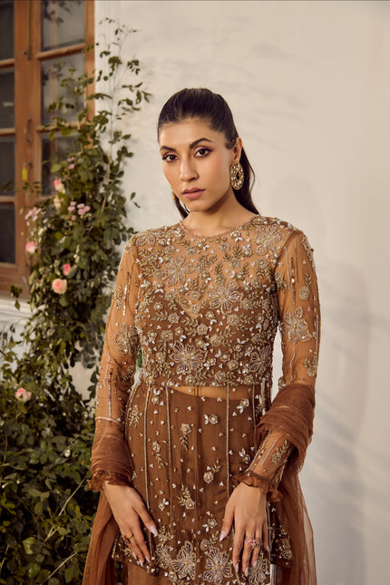 MOCHA MOUSSE SHARARA SET
