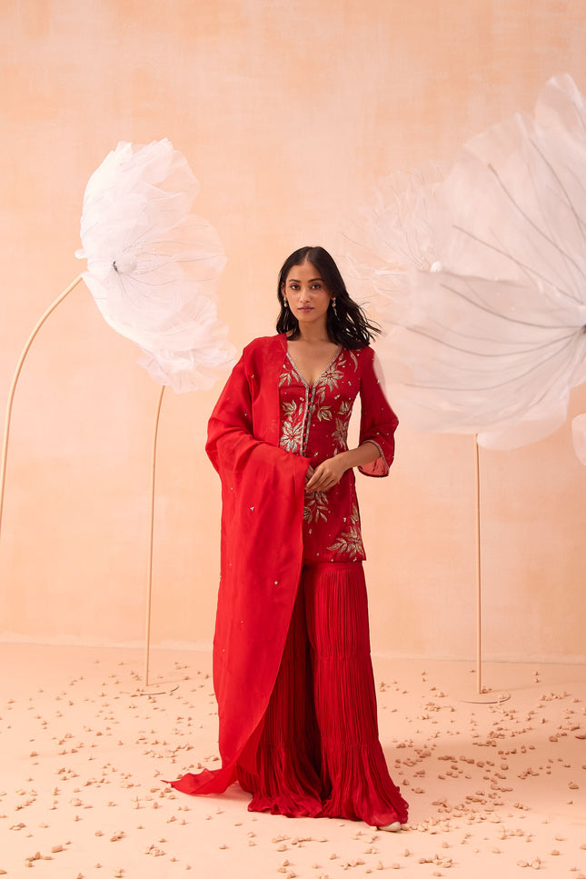 Rouge Sharara Set