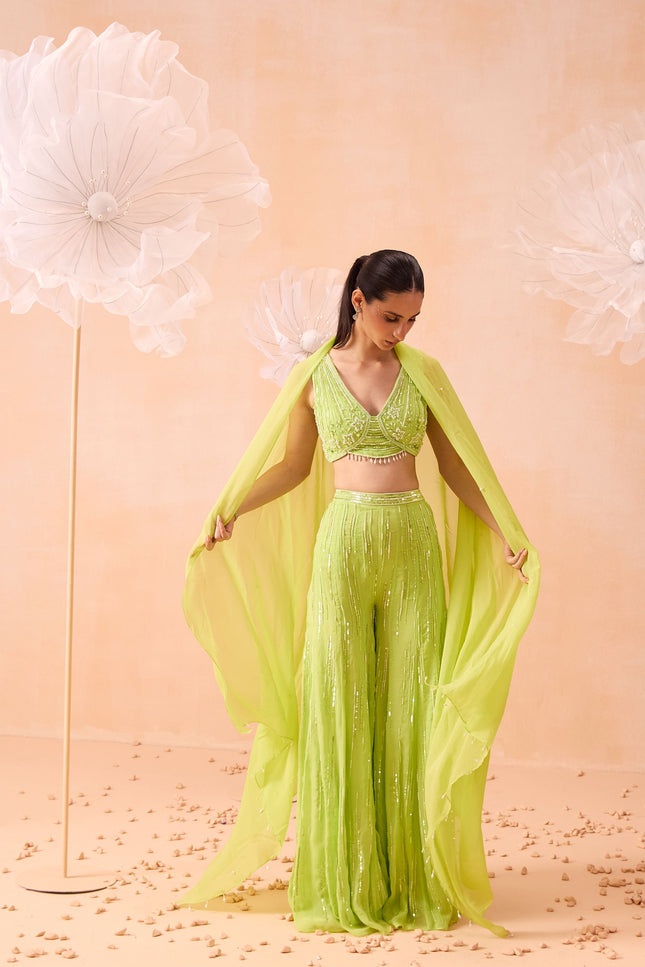Lime Pearl Pant Set