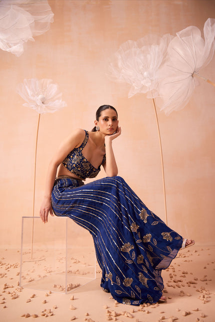 Indigo Mirror Pant Set