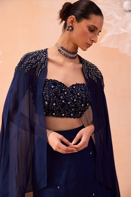 Blue Cape Lehanga Set