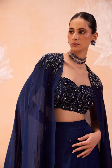 Blue Cape Lehanga Set