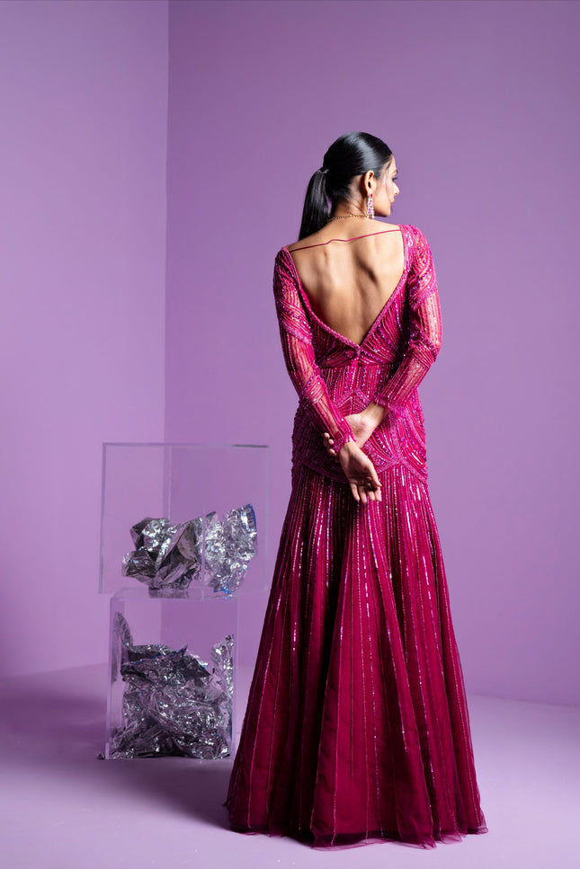 Prism pink gown