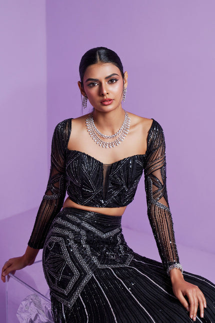 Shooting star lehenga set