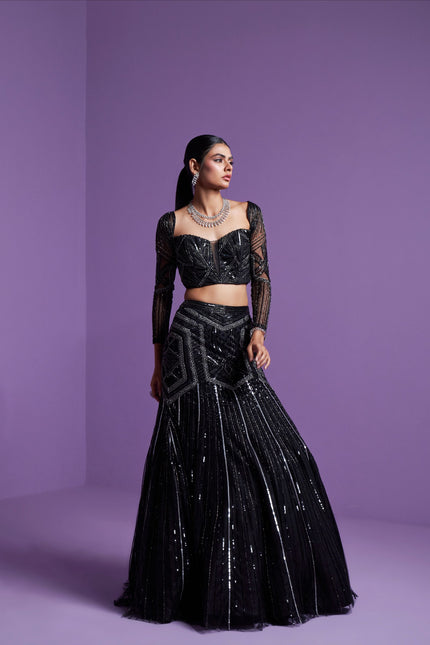 Shooting star lehenga set