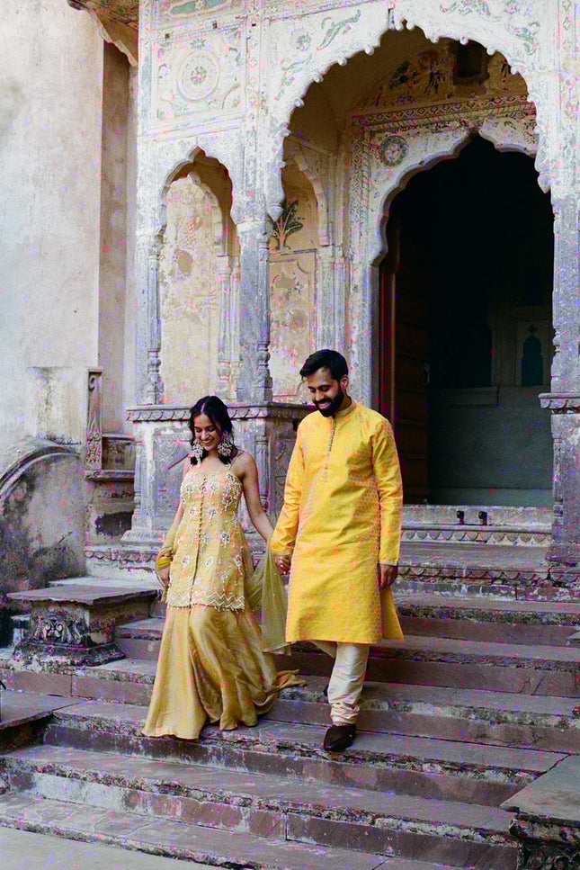 blaze pearl sharara set